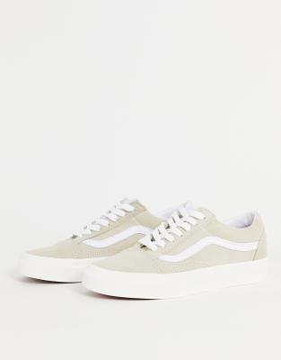 Vans Old Suede Sneakers In Cream-neutral | ModeSens