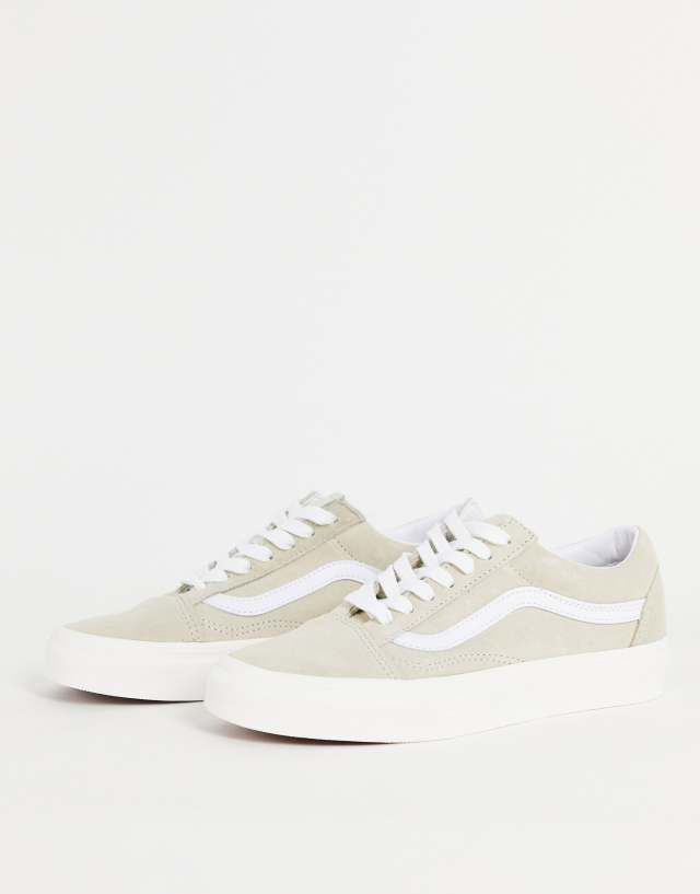 Vans Old Skool suede sneakers in cream