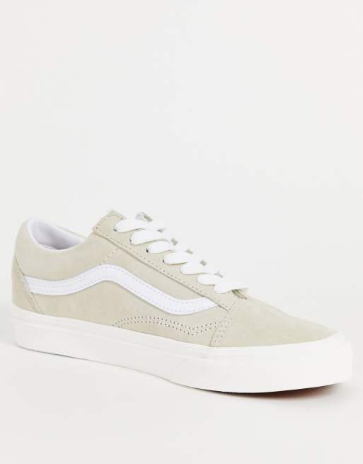 Vans store cream suede