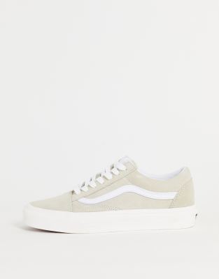 cream suede old skool vans