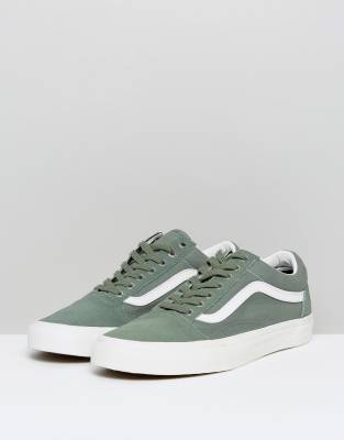 light green vans old skool