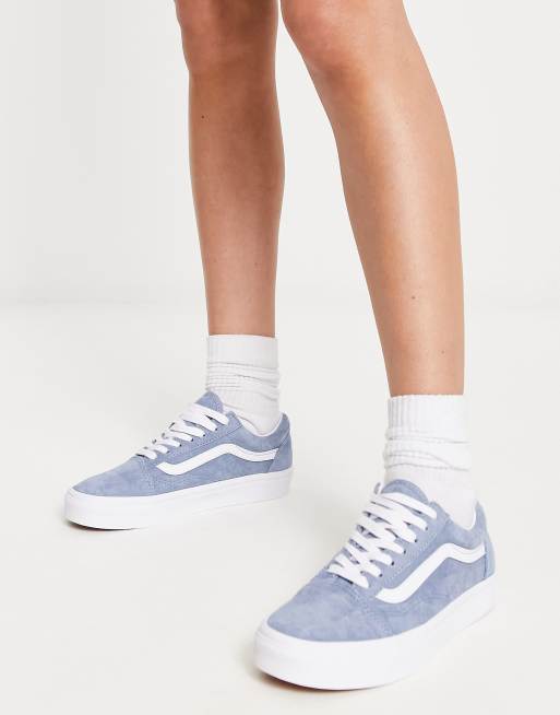 gek geworden Bekwaamheid Moedig aan Vans - Old Skool - Suède sneakers in lichtblauw | ASOS