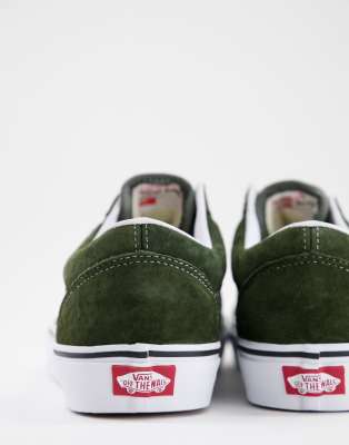 vans old skool olive shoes