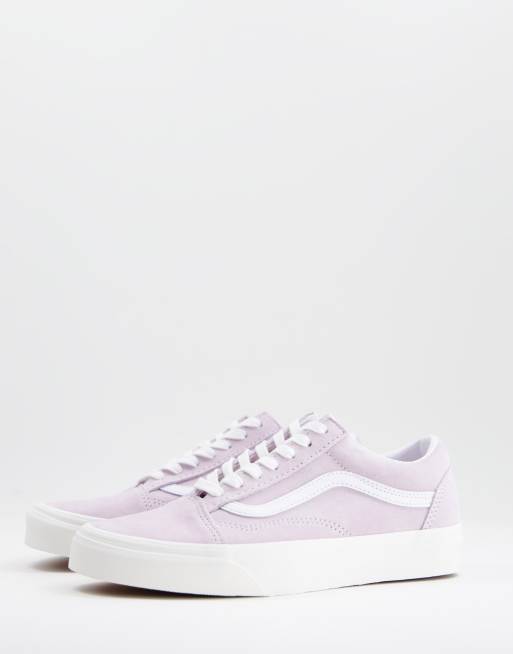 Vans Old Skool suede sneakers in pink 