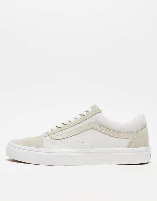 Vans Old Skool Suede sneakers in white and cream