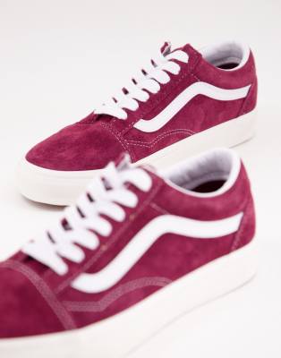 maroon low top vans