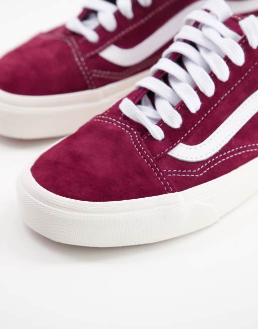 Womens old cheap skool suede trainer