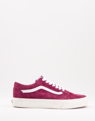 Vans Old Skool Suede trainers in burgundy