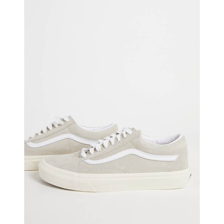 Womens cream vans new arrivals