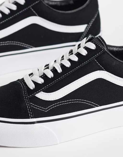 Vans Old Skool – Svarta platå-sneakers  , 4 av 5