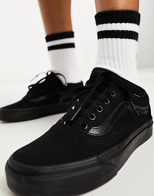Vans – Old Skool – Svarta sneakers 