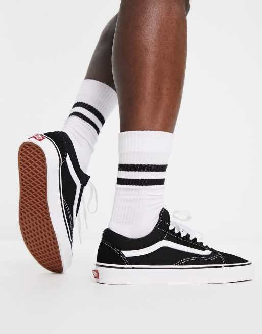Vans – Old Skool – Svartvita sneakers , 3 av 4