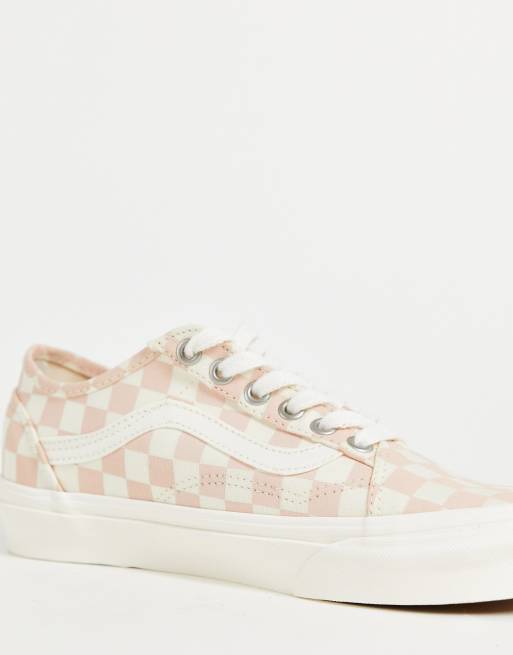 Vans old discount skool damier rose