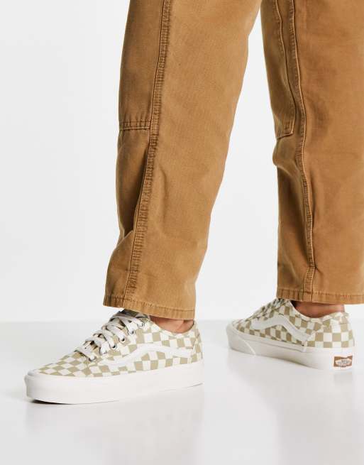 Vans checkerboard sale old skool beige