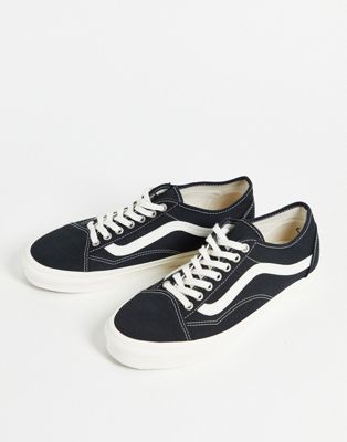 Vans Old Skool tapered theory trainers in black   - ASOS Price Checker