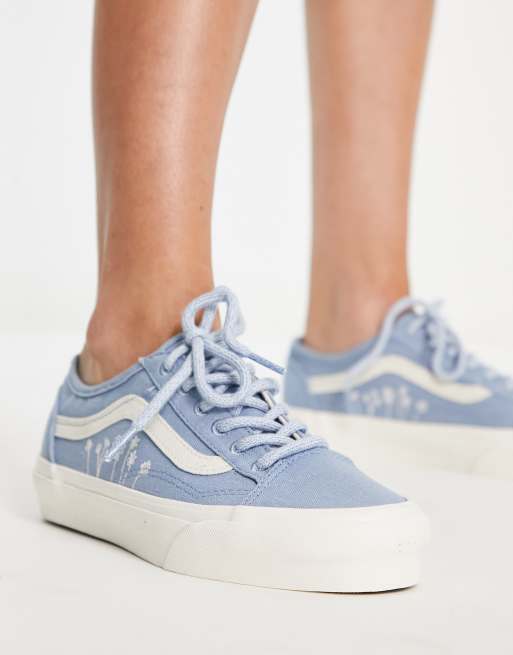 Vans Old Skool tapered trainers in light blue | ASOS