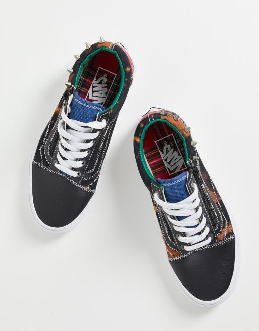 Vans old skool tartan store