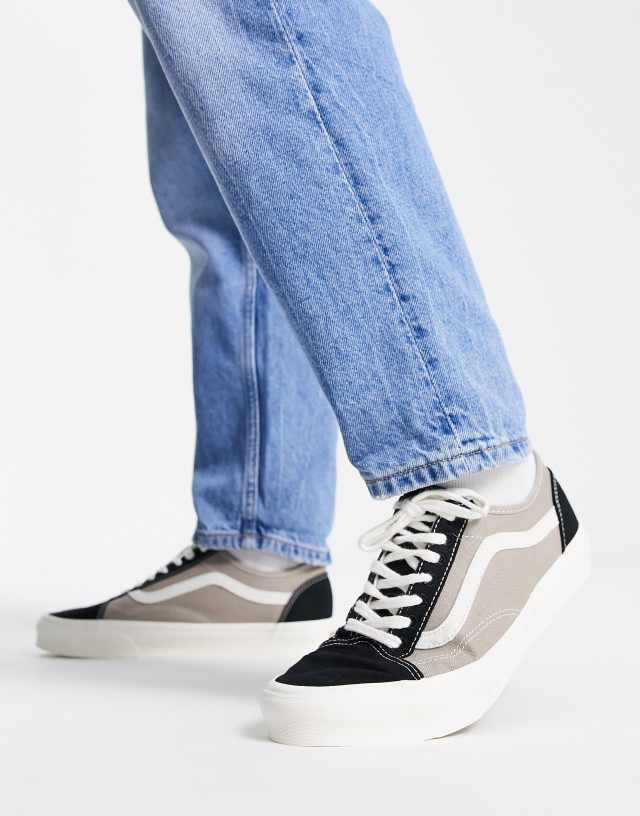 Vans Old Skool Theory Tapered sneakers in black and beige