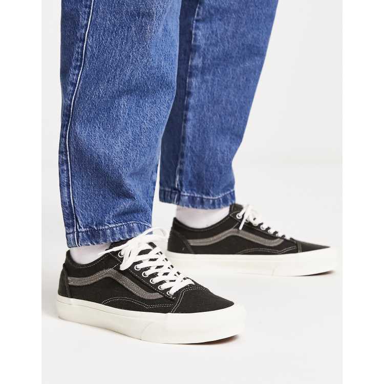 gray denim vans