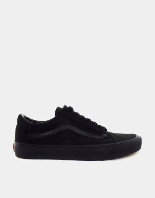 asos vans black