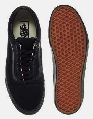vans old skool trainers in black vd3hbka
