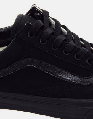 vans old skool trainers in black vd3hbka