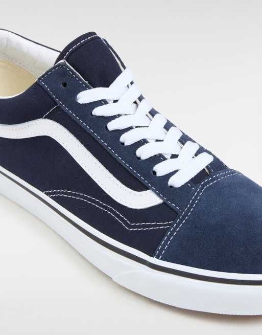 Vans Old skool trainers in blue and white ASOS