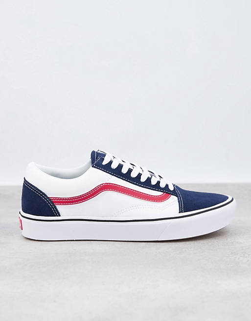 Vans Old Skool trainers in blue and white