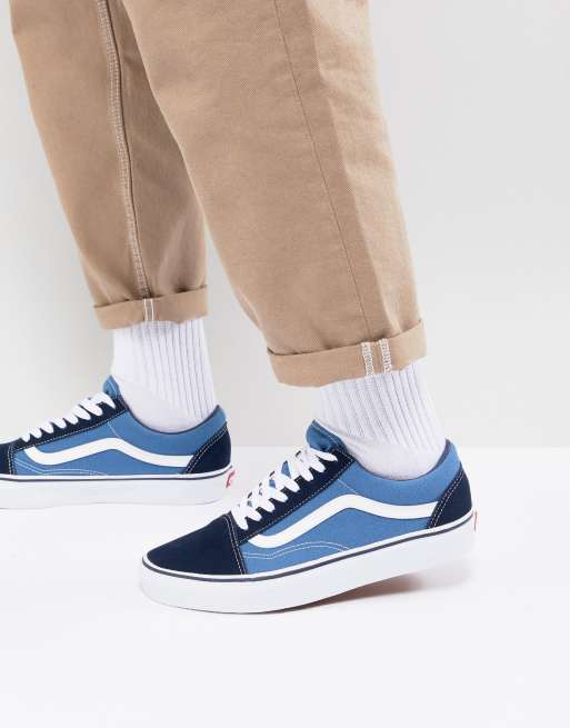 Vans Old Skool Trainers In Blue