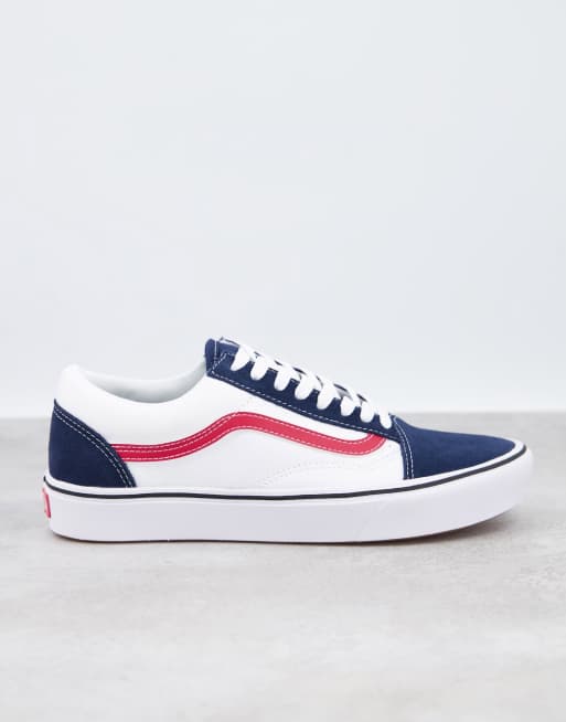 Vans Old Skool trainers in blue/white