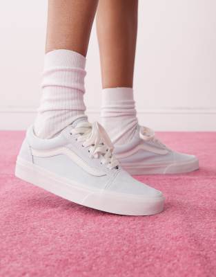 Vans Old skool trainers in blue - view 1