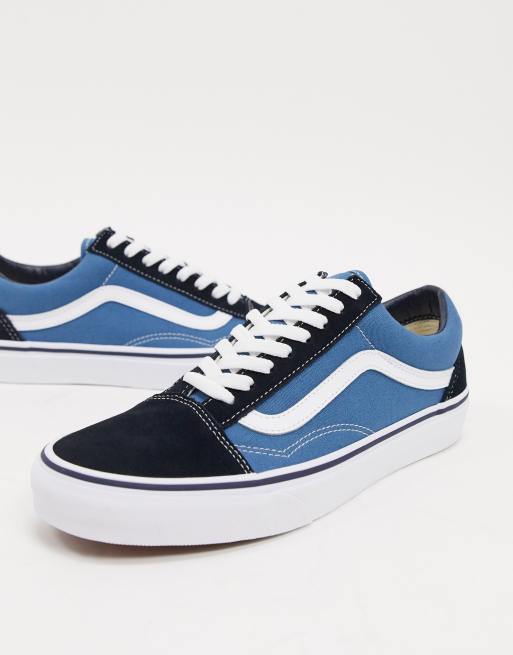 Blue vans 2025 old school