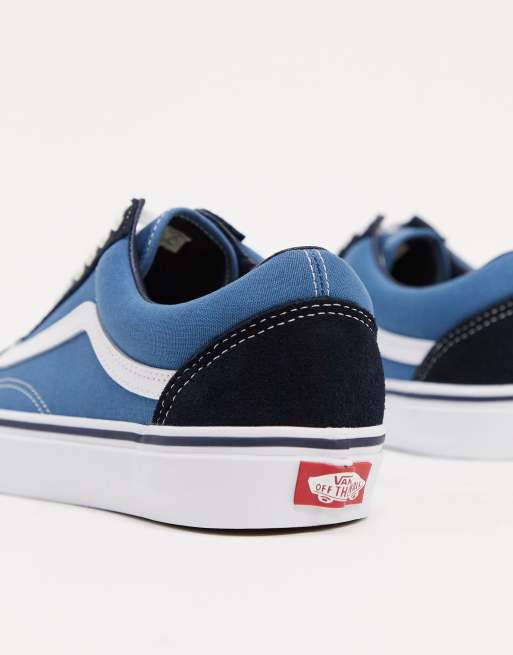 Vans old skool on sale navy and black