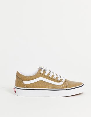 vans bronze old skool trainers