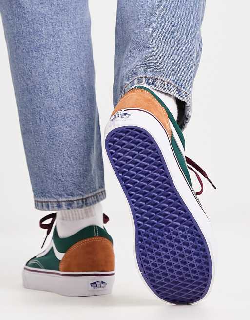 Primary color vans slip on hotsell