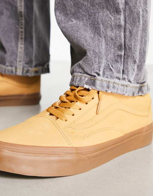 Vans old best sale skool mustard suede