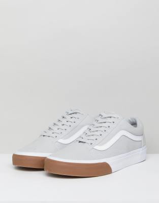 vans grey old skool trainers
