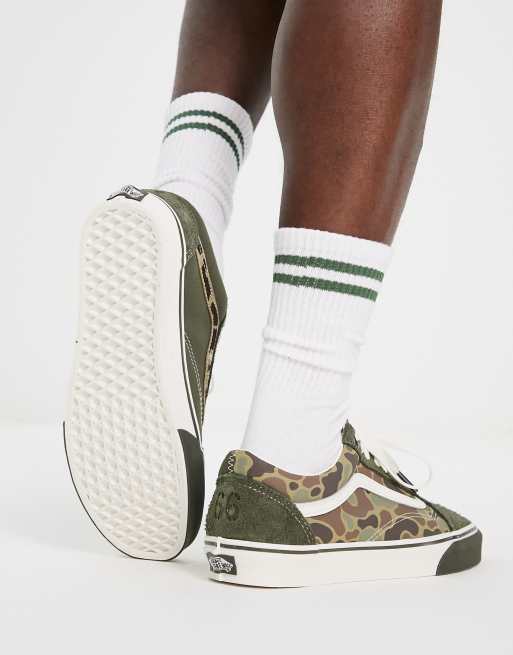 Vans Old Skool trainers khaki camo | ASOS