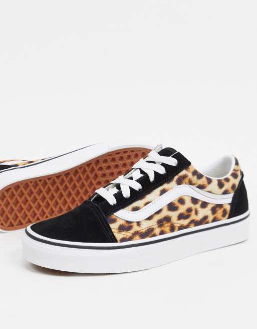 Meer dan wat dan ook Wonen Hoogte Vans Old Skool trainers in leopard print | ASOS