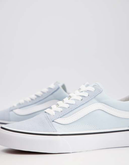 Grey and clearance light blue vans