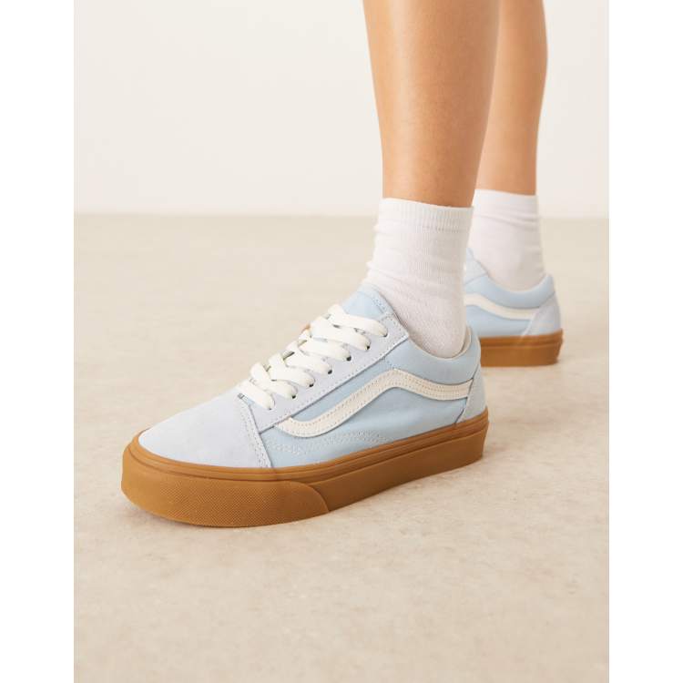 Skool Trainers Vans Old Skool Womens Baby Blue Vans Old Skool