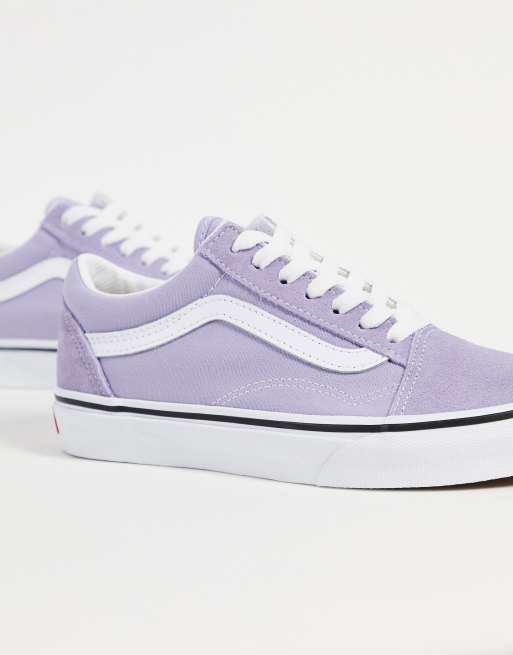 Vans Old Skool trainers in lilac , 3 of 4