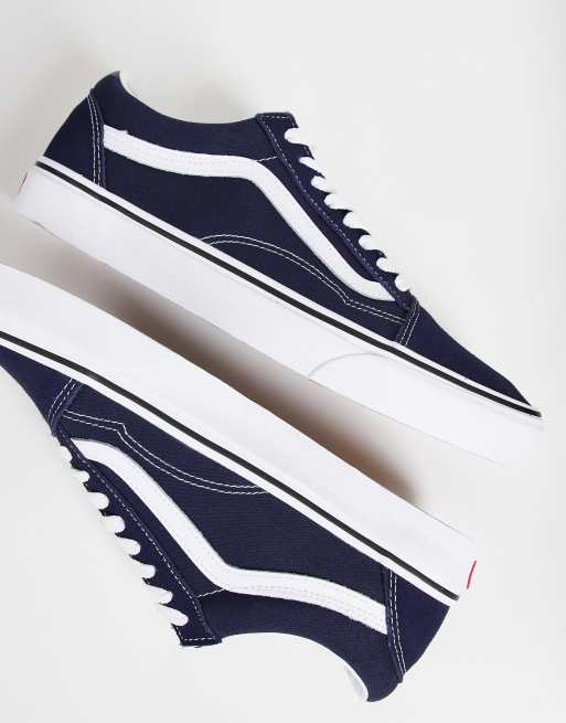Vans Old Skool trainers in navy, 2 of 4