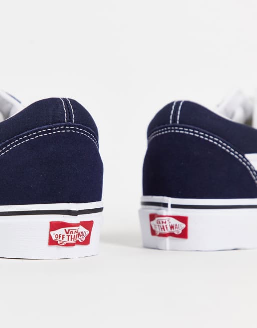 Vans Old Skool trainers in navy, 4 of 4