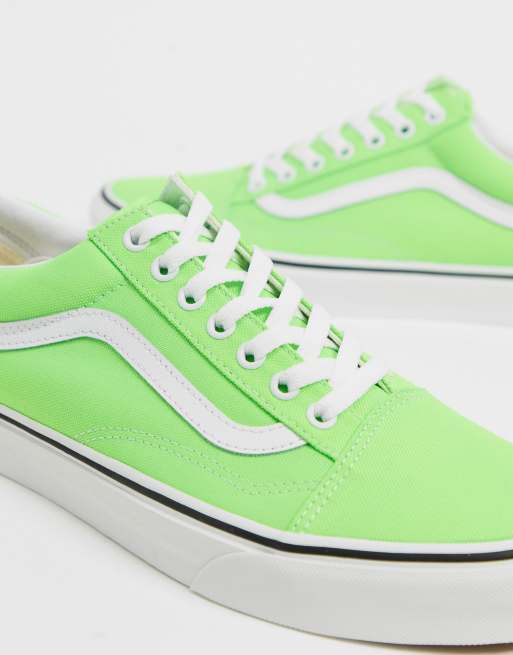 Neon green sale vans shoes