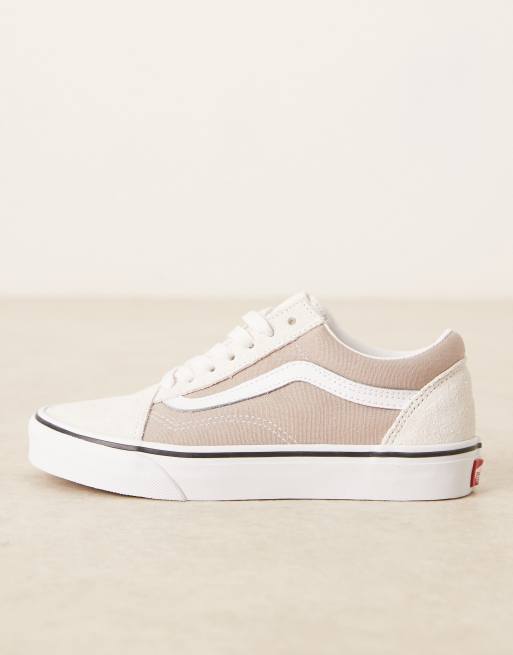 Vans Old Skool trainers in neutral two tone, 2 of 5