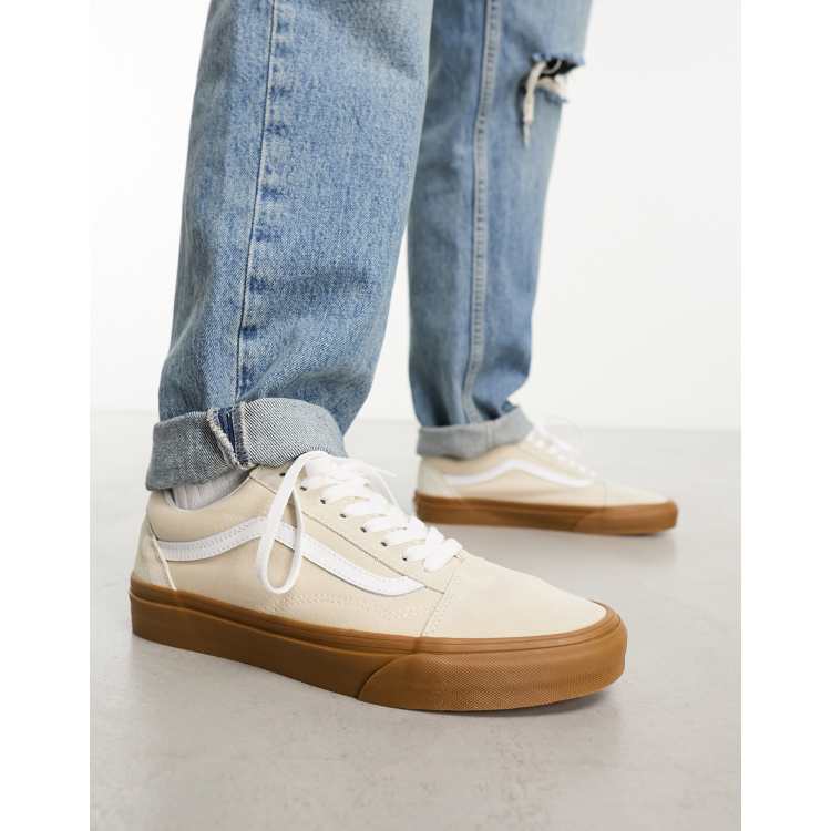 Old skool vans outlet with brown sole