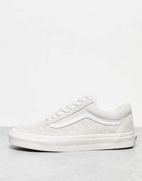 White old skool vans on sale womens