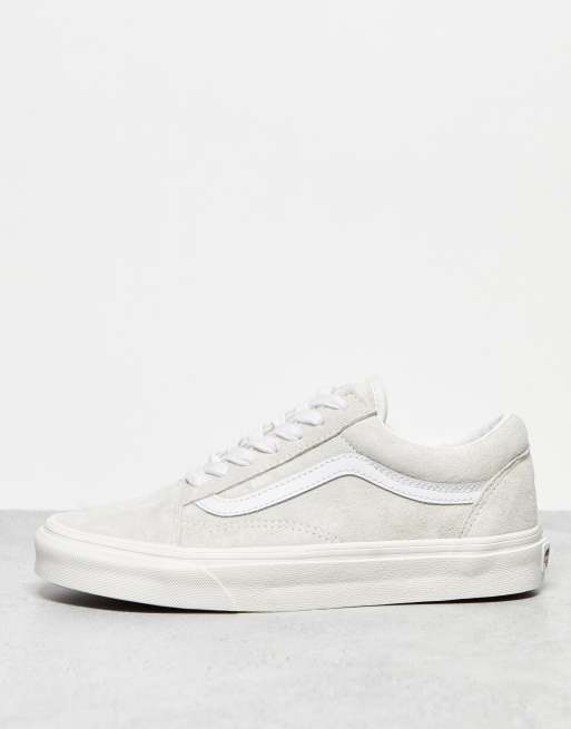 White on sale suede vans