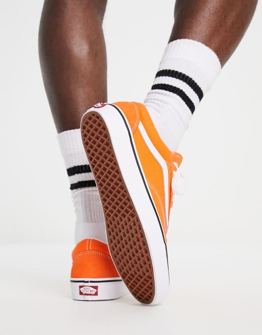 Orange vans outlet asos